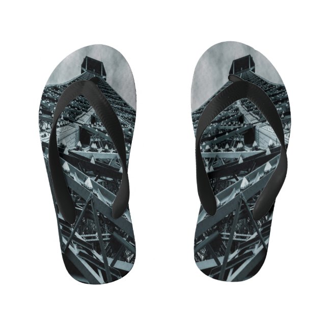 Chinelos Infantis Torre Eifel Paris Steel e Meias aéreas (Pé da cama)