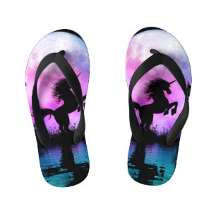 Chinelos Infantis Unicórnio com pequena fada