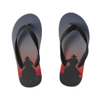 vaqueiro no pôr do sol