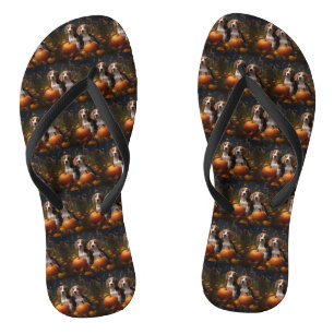 Chinelos Inglês Americano Foxhound Puppy Autumn Delight