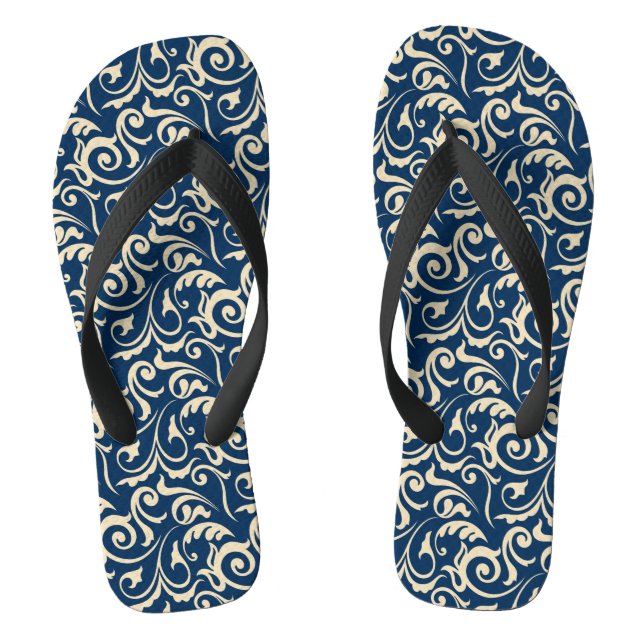 Chinelos Inspiração de Motifs Persa (Pé da cama)