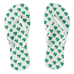 Chinelos Irish Shamrocks Clovers