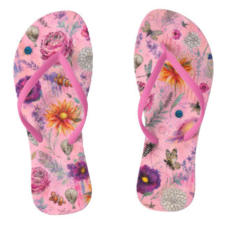 Chinelos Jardim Florido Caprichoso