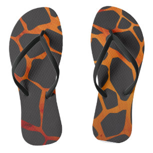 Chinelos Jungle Giraffe Impressão