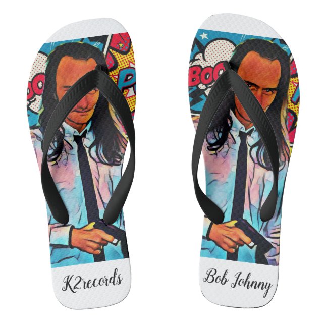 Chinelos k2records Bob johnny (Pé da cama)