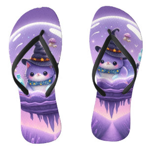 Chinelos Kawaii Witch Snow Globe