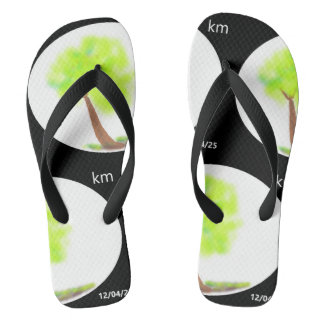 Chinelos km tree painting flip flops
