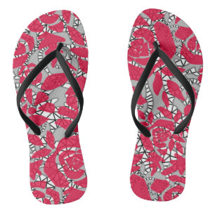 Chinelos Lace sem colar rosas romântico retrógrado vintag