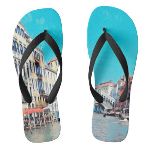 Chinelos ldp VENICE - Grande Canal - praia de Rialto -