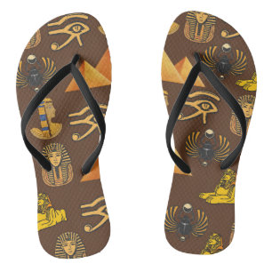 Chinelos Legado de Faraó: Antigos Padrões Egípcios