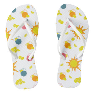 Chinelos Lemons de Soes Amarelos Laranja