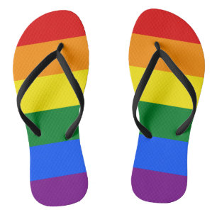 Chinelos LGBT Marca arco-íris
