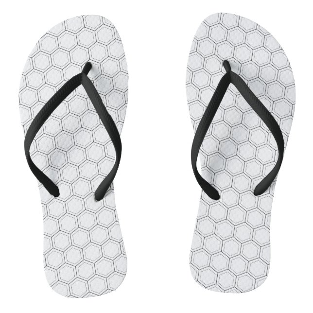 Chinelos Linha negra tradicional do japonês hexagonal (Pé da cama)