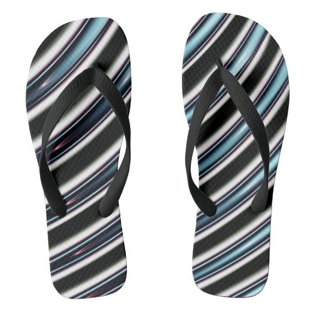 Chinelos Linhas Curvas Fecham Um Fractal (Pé da cama)