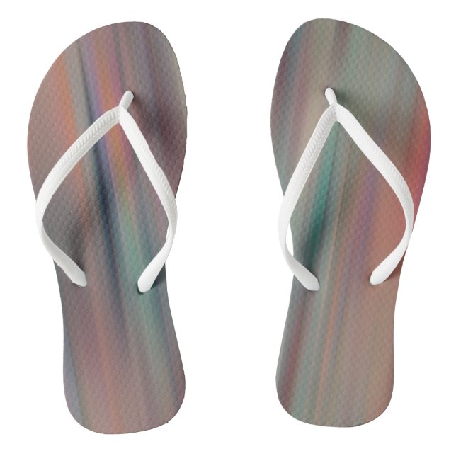 Chinelos Listras Coloridas (Pé da cama)