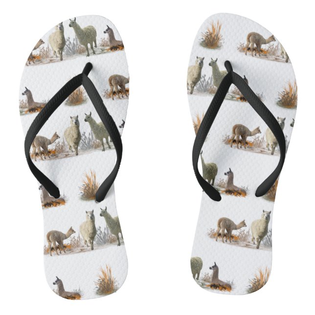 Chinelos Llama Meadow (escolha a cor) (Pé da cama)