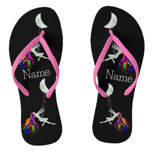 Chinelos Lua balançando cabeça vermelha Thunder_Cove