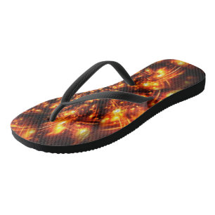 Chinelos Luzes brilhantes Douradas