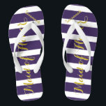 Chinelos Madrinha de casamento personalizada Amarelo roxo q<br><div class="desc">Chinelos Ricas,  Douradas e Púrpuras,  Festas de casamento Noiva,  Bridesmaid ou Madrinha de casamento. Mesmo para as caras,  o noivo,  o melhor homem e os Padrinhos de casamento.</div>
