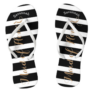 Chinelos Madrinha de casamento personalizada ou qualquer co