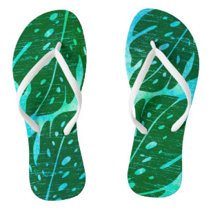 Chinelos Maikai Havaiana Monstera Leaf Tie-Dye Blend