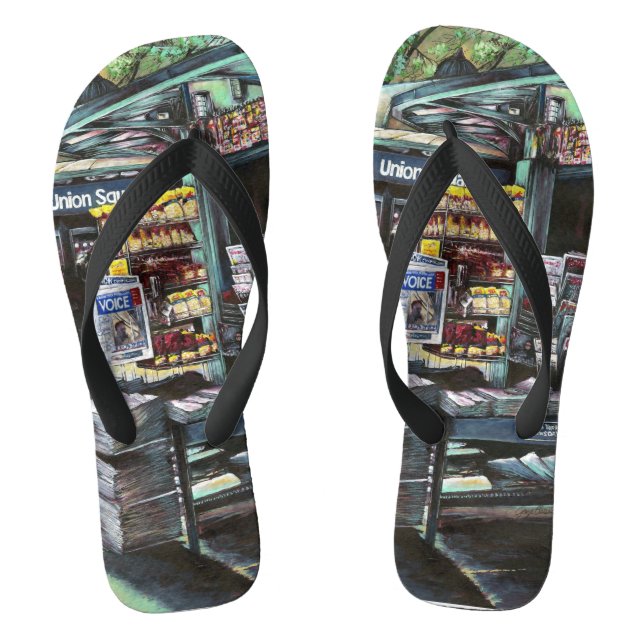 Chinelos Manhã de Crisocolia, Union Square, NYC (Pé da cama)