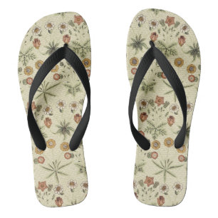 Chinelos Margarida por William Morris, Flores Vitorianas An