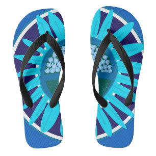 Chinelos Mazipoodles Sunflower Sunshine: Blue 1