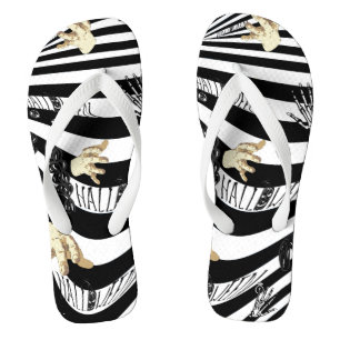 Chinelos Mikitiez assusta gótica de halloween fantasmas de 