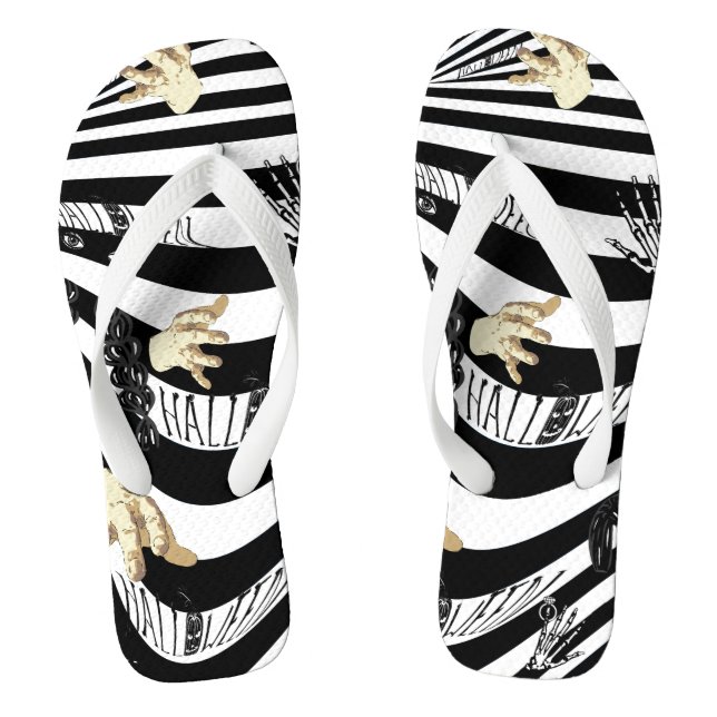 Chinelos Mikitiez assusta gótica de halloween fantasmas de  (Pé da cama)