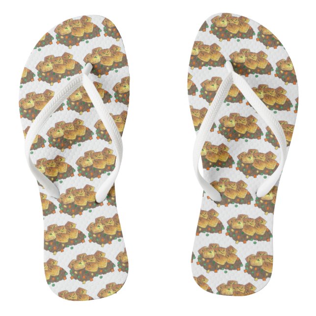 Chinelos Minnesota Hot Dish Tater Tot Casserole (Pé da cama)