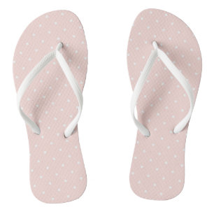 Chinelos Modele com bolinhas brancas 2