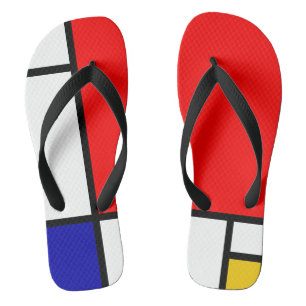 Chinelos Mondrian 1