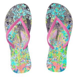 Chinelos Moody Purple Morning Sunrise no meu Jardim Rubio