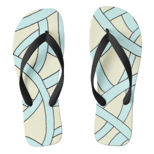 Chinelos Na moda Stripes Fantasy Design