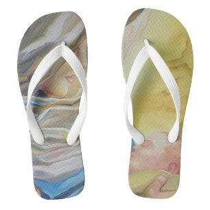 Chinelos Nossa Senhora do Silêncio segurando Jesus bebê