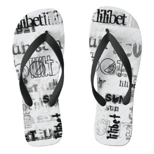 Chinelos NOVO! Trendy Chamada Wordcloud Urban Chic Seeker