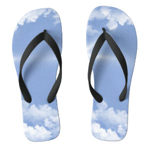 Chinelos nuvens bonitas