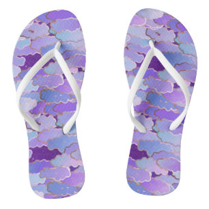 Chinelos Nuvens Japonesas, Amanhecer, Crepúsculo, Violeta I