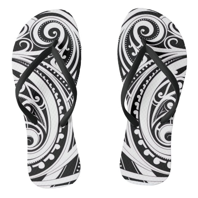 Chinelos NZKULTURE Māori design exclusivo (Pé da cama)