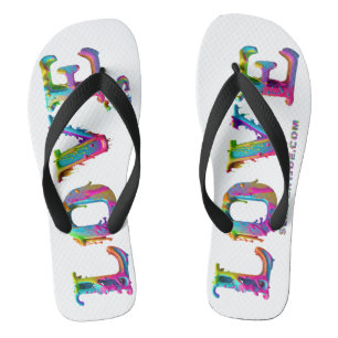 Chinelos O amor de SlipperyJoe é orgulho gay de pintura por