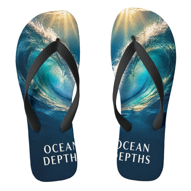Chinelos Ocean Wave Flip Flops (Pé da cama)
