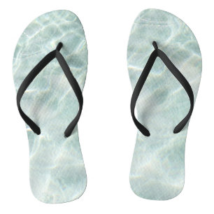 Chinelos Oceano de Calma Azul Moderno