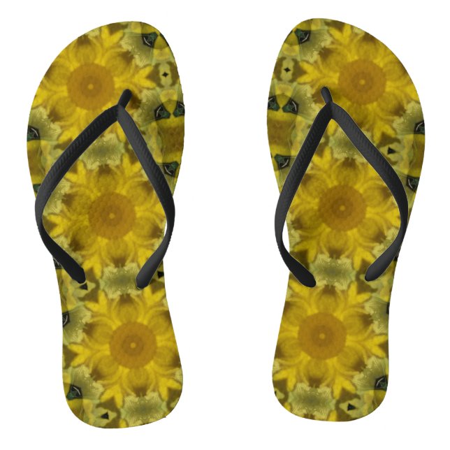 Chinelos Ouro de Intermitência da Flor Sunshine (Pé da cama)