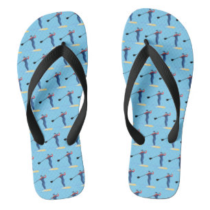 Chinelos Paddleboard em pé