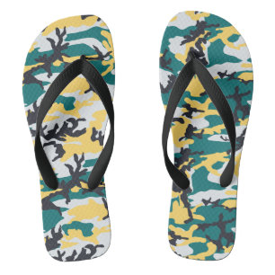 Chinelos Padrão Camuflado de Lagos