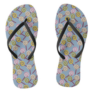 Chinelos Padrão de doces   Padrão do lombo   pirulito 3