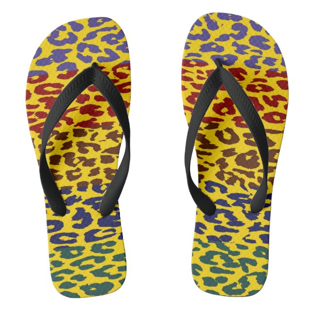 Chinelos Padrão de Leopardo #3 (Pé da cama)
