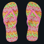 Chinelos Padrão de ziguezague de verão, colorido e bonito,<br><div class="desc">Padrão de ziguezague de verão colorido e bonito</div>