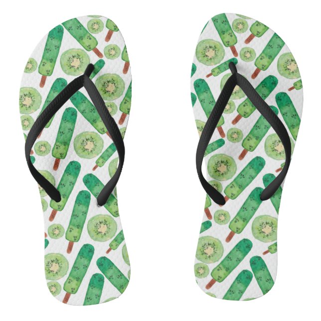 Chinelos padrão do sorvete | Padrão do lombo | pirulito 3 (Pé da cama)